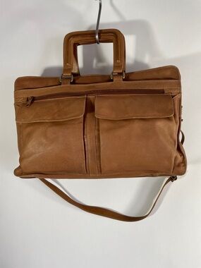 Derek Alexander “Dali” Soft Leather Briefcase Messenger Bag